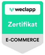 weclapp E-Commerce Zertifikat von Provitex